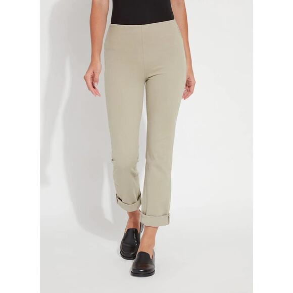 Lysse New York Boyfriend 4X Stretch Tan Denim Jeans Womens Sz S - Picture 1 of 9